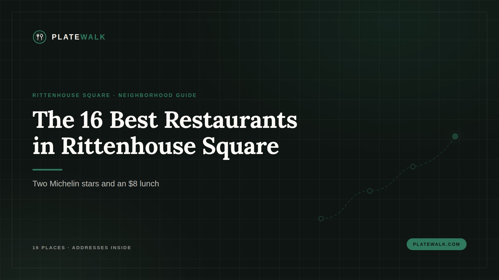 Restaurant tables along 18th Street beside Rittenhouse Square, Philadelphia